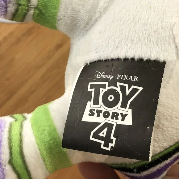 DISNEY PIXAR TOY STORY 4  PLUSH W/ zipper pocket Buzz Lightyear Stuffed Toy 9" - Picture 5 of 8